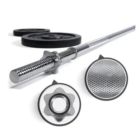 Barbell set, 60 kg, 2 x 10 kg, 4x 5 kg, 4x 2.5 kg, 11-pcs.