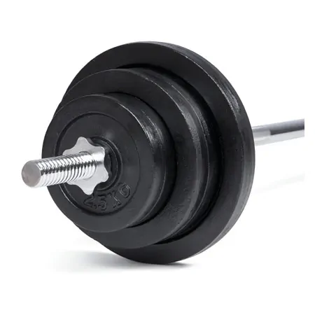 Barbell set, 60 kg, 2 x 10 kg, 4x 5 kg, 4x 2.5 kg, 11-pcs.