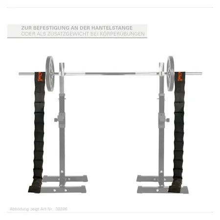 HeavyPack weight belt 16 kg, 1800 x 132 mm