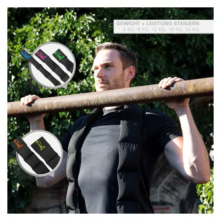HeavyPack weight belt 16 kg, 1800 x 132 mm