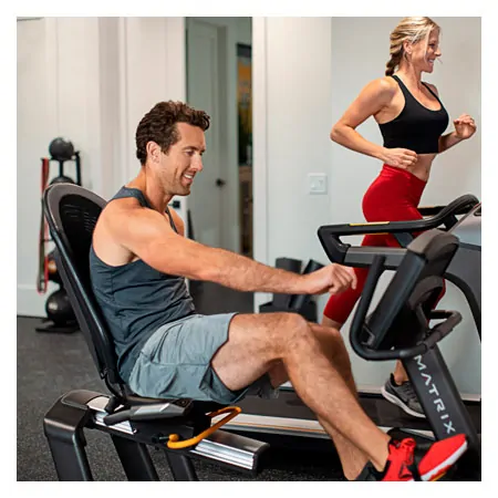 Matrix recumbent ergometer R50 with XR console