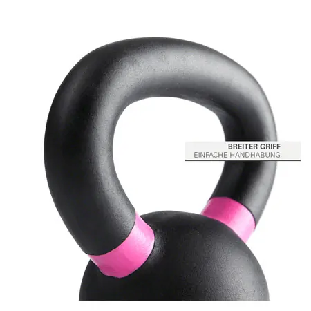 Sport-Tec Kettlebell, 4 kg, black/pink