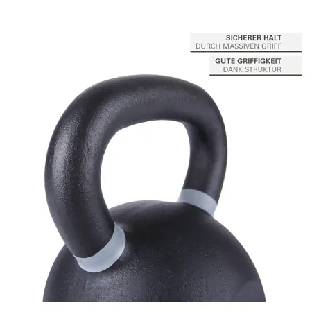 Sport-Tec Kettlebell Powdercoated, 28 kg, black/grey