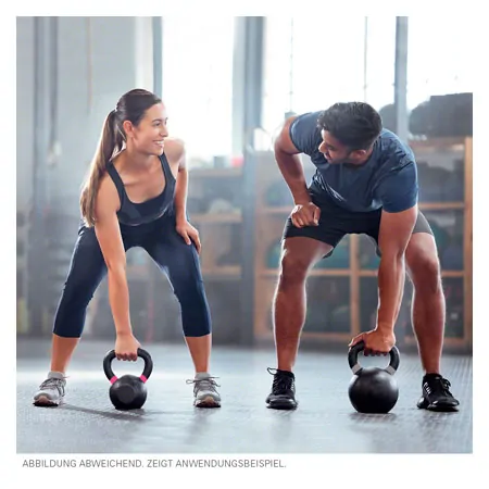 Sport-Tec Kettlebell Powdercoated, 32 kg, schwarz/anthracite