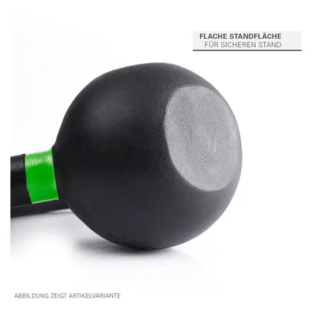 Sport-Tec Kettlebell Powdercoated, 32 kg, schwarz/anthracite
