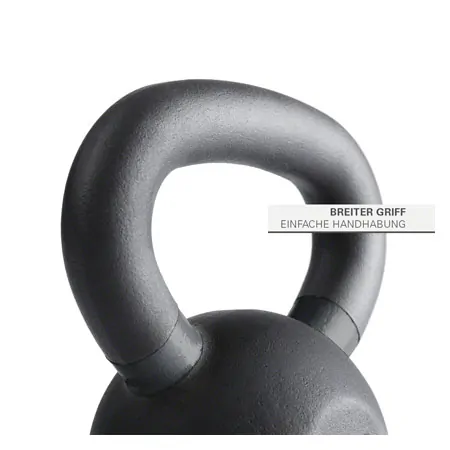 Sport-Tec Kettlebell Powdercoated, 32 kg, schwarz/anthracite