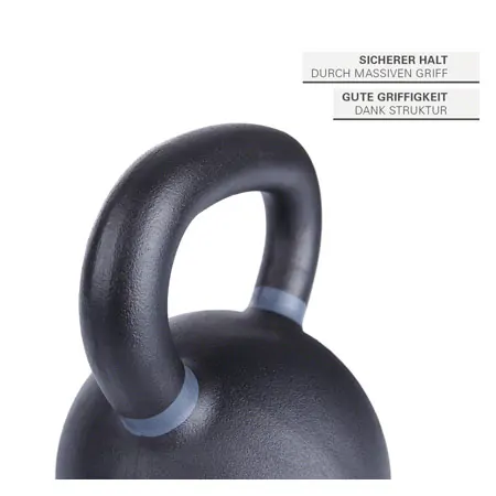 Sport-Tec Kettlebell Powdercoated, 32 kg, schwarz/anthracite