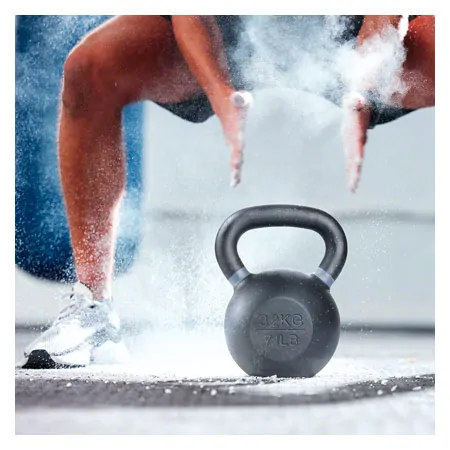 Sport-Tec Kettlebell Powdercoated, 32 kg, schwarz/anthracite