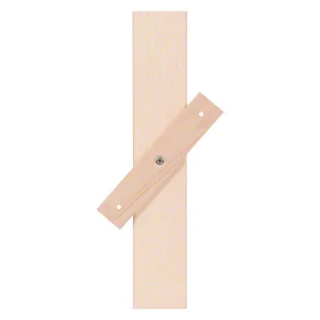 Wooden sauna hourglass