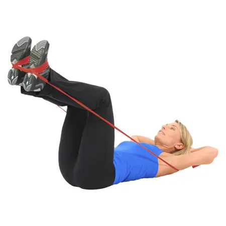 ARTZT vitality latex-free exercise band, 2.5 m x 11.5 cm, medium, red