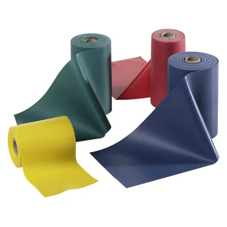 ARTZT vitality latex-free exercise band, 6 m x 8 cm, lightweight, yellow