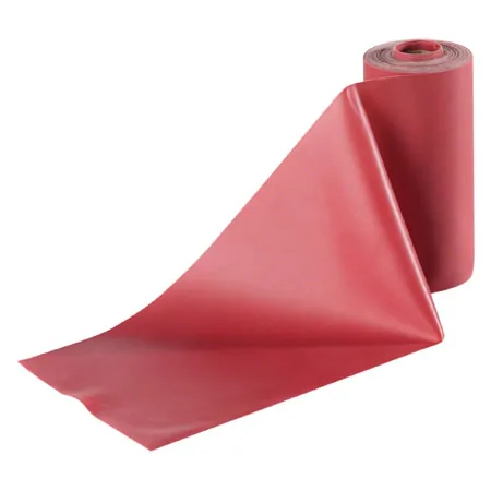 ARTZT vitality latex-free exercise band, 6 m x 11.5 cm, medium, red
