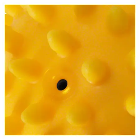 ARTZT vitality massage ball,  8 cm, yellow, 2 pieces