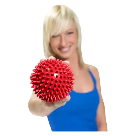 ARTZT vitality massage ball,  9 cm, red, 2 pieces