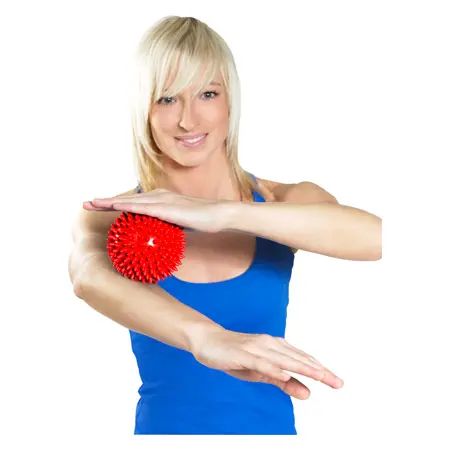ARTZT vitality massage ball,  9 cm, red, 2 pieces