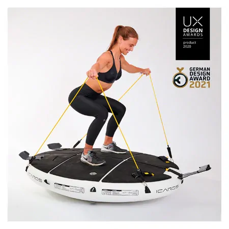 ICAROS Cloud XXL balance board, inflatable, for full body workout