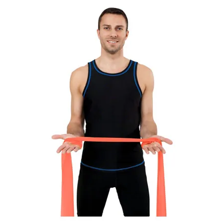 Sanctband resistance ribbon, 46 m x 15 cm, extra light, peach