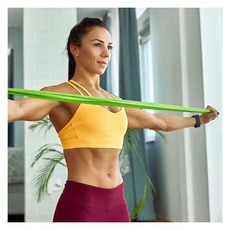 Sanctband resistance ribbon, 46 m x 15 cm, medium, green