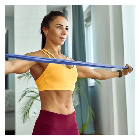 Sanctband resistance ribbon, 46 m x 15 cm, heavy, blue
