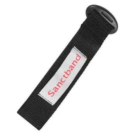 Sanctband 2 m with door anchor, light, orange