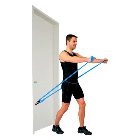 Sanctband 2 m with door anchor, strong, blue
