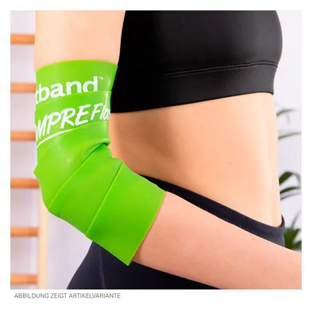 Flossband Level 1, 2 m x 2,5 cm, light, green