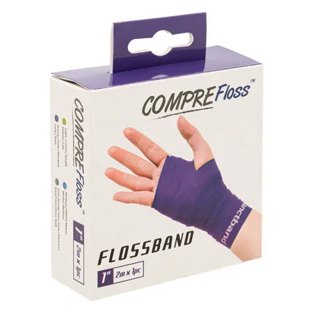 Flossband Level 3, 2 m x 2,5 cm, strong, purple