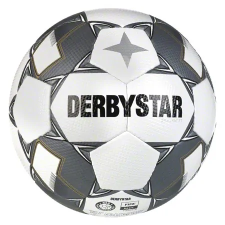 Derbystar soccer ball Brillant TT v24, white/silver, size 5