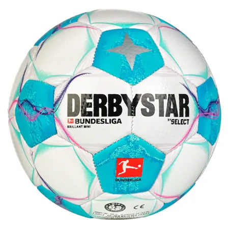 Derbystar soccer ball Bundesliga Brillant v24, mini soccer ball, 47 cm