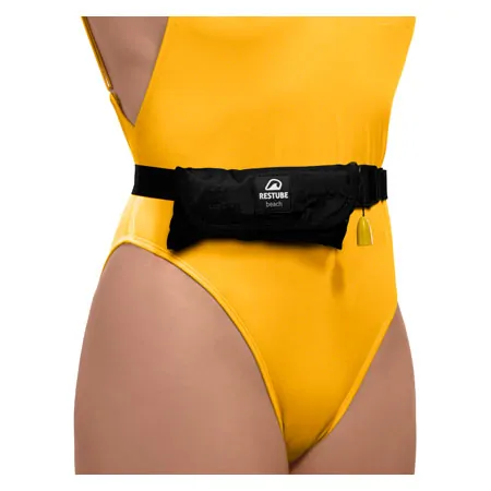 RESTUBE inflatable swimming and life buoy beach, incl. CO2 cartridge
