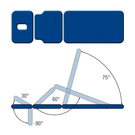 Delta therapy table DP3 with all-round switch
