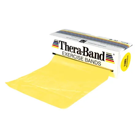 Thera-Band, special offer: 45.5 m roll, lightweight, yellow + 5.5 m roll, lightweight, yellow for FREE!