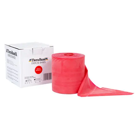 Thera-Band, special offer: 45.5 m roll, medium, red + 5.5 m roll, medium, red for FREE