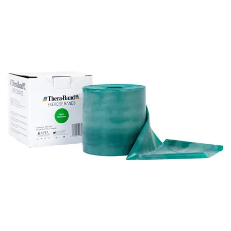 Thera-Band, special offer: 45.5 m roll, hard, green + 5.5 m roll, hard, green for FREE!