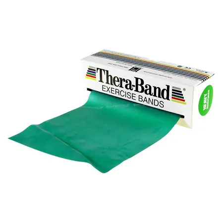 Thera-Band, special offer: 45.5 m roll, hard, green + 5.5 m roll, hard, green for FREE!