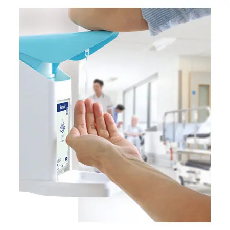 Soap dispenser set Eurospender Safety plus, incl. Baktolin Pure 1 l