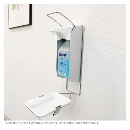 Disinfectant dispenser set Euro dispenser 1 with arm lever, 2x Sterillium Gel Pure 1 l