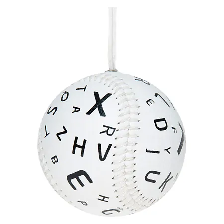 ARTZT Marsden ball with different sizes of letters