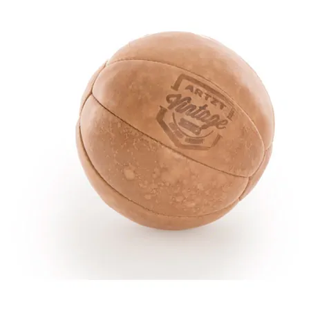 ARTZT Vintage Series leather medicine ball, 1 kg