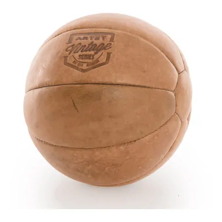 ARTZT Vintage Series leather medicine ball, 2 kg