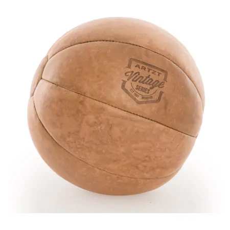 ARTZT Vintage Series leather medicine ball, 3 kg