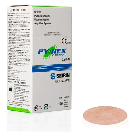 Acupuncture permanent needles Seirin New Pyonex, 0.17 x 0.90 mm, 100 pieces