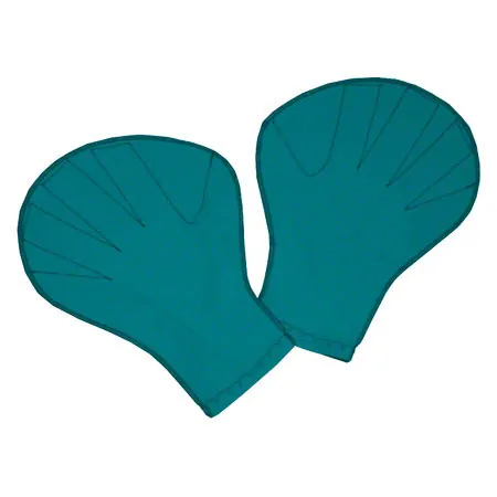 Aquajogging gloves without finger holes, size M, pair