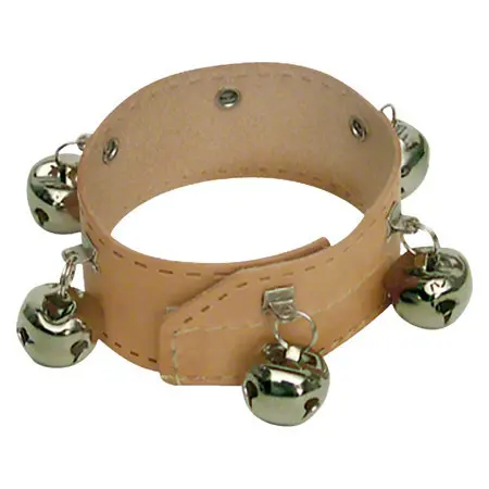 Arm bell made of leather, 6 bells