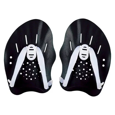 BECO Power Paddles swim trainer, size L, one pair, black