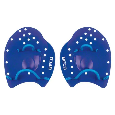 BECO Power Paddles swimming trainer, size M, pair, blue