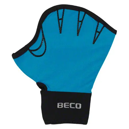 BECO neoprene gloves with finger hole, size S, pair, turquoise