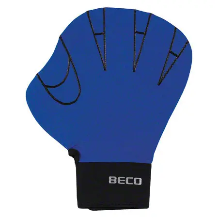 BECO neoprene gloves without finger hole, size L, pair, blue