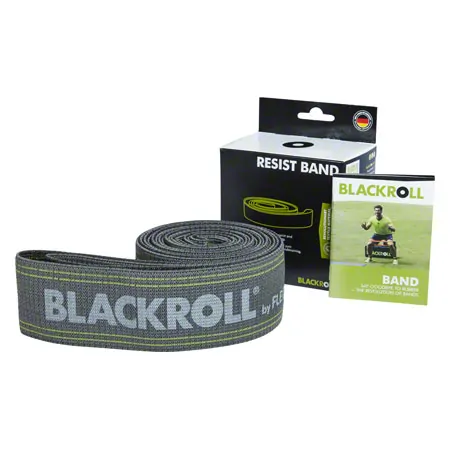BLACKROLL Resist band, 190x6 cm, strong, grey