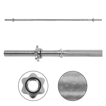 Barbell with star closure,  3 cm x 180 cm